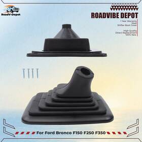 Rvd247104d Roadvibe-depot Fit For Ford Bronco F150 F250 F350 New Manual Trans Gear Shifter Lever Boot