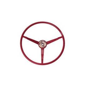 C6zz-3600-dr Scott Drake 1966 Standard Steering Wheel Dark Red