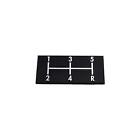 Slg-a2-np5 Silver Sport Transmissions 5 Speed Console Shift Pattern Plate For 19