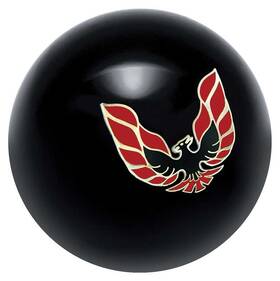 D50501 Speed Dawg Solid Black Shift Knob With 1970-81 Style Firebird Emblem