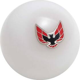 D50503 Speed Dawg Solid White Shift Knob With 1970-81 Style Firebird Emblem
