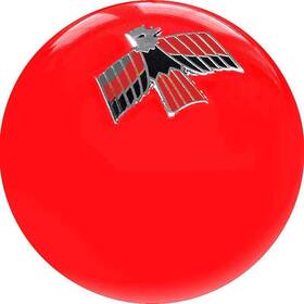 D57002 Speed Dawg Solid Red Shift Knob With 1967-69 Style Firebird Emblem