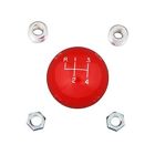 Sum-72416-red Summit Racing Shift Knob Round Thread On 190861019140