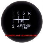 Twisted Shifterz Corvette Black Fast Speed Shift Knob Threads