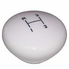 Twisted Shifterz Nostalgic Vintage Style White Speed Shift Knob Thread