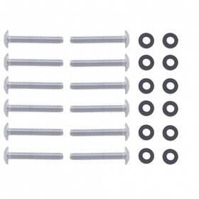 23797b United Pacific Shift Plate Screw Stainless Steel Chrome For Peterbilt