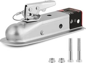 Ve-53029 Vekinse Straight Tongue Zinc Trailer 2 Inch Channel Hitch Ball 3 500 Lbs