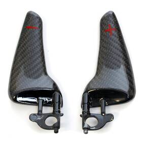 Vz102446 Vicrez Gloss Carbon Fiber Paddle Shifters For Dodge Charger 2015-2023