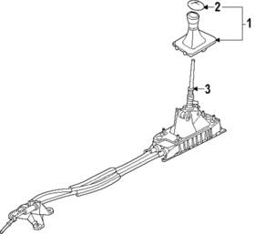 5wa-711-049-be Volkswagen Genuine Gear Shift Assembly