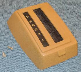 1294420 Volvo 240 245 Dl Gl Automatic Transmission Gear Selector Cover Beige Console