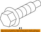 W503298s439 Ford Pump Bolt