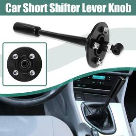 X Autohaux 782685198615 Black Drift Tuning Adjust Short Shifter Lever Knob For Bmw E30 E36 E46 E34 E39