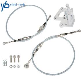 Yi189357t Yibei-tech Shifter Cables And Trans Bracket For Rsx K20 K20a K24 K Swap Series Eg Ek Dc2 New
