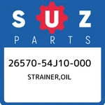 26570-54J10-000 Suzuki Strainer,oil 2657054J10000, New Genuine Oem Part. Fixed Price $100.73.