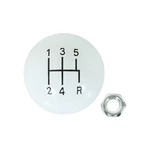 1630025 Hurst Shift Knob 5-SPEED Pattern White. Fixed Price $56.35.