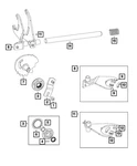 Genuine Mopar Transfer Case Shifter Lever 68001926AA. Fixed Price $34.91.