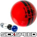 Red/black Sick Rally Stripe Knob For Speed 6RDR Shifter 12X1.25 K17. Fixed Price $33.90.