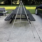 Vintage Alcoa Aluminum Speed Tripod No. 6063 Artech. Fixed Price $53.99.