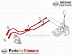 Genuine Nissan Shift Control Cable 34413-ET80A. Fixed Price $193.07.