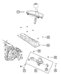 Genuine Mopar Transmission Shifter 5038805AA. Fixed Price $478.40.