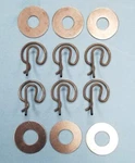 Mopar 4-SPEED Hurst Inland 1964-87 A833 Oem Shifter Linkage Clips Washer Pkg New. Fixed Price $15.00.