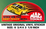 Mac Tools Stay On The Fast Track-vintage Original Vinyl Decal Sticker-automotive. Fixed Price $9.53.