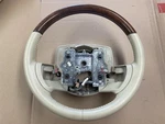 05-11 Lincoln Town Car Grand Marquis Wood Steering Wheel Parchment Oem # 50. Fixed Price $100.00.