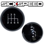 Black Ol' Skool Knob/transfer Case Set For 6 Speed Jeep Jk Gear Shifter. Fixed Price $69.88.
