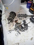 1990 Honda Cr 125 Transmission/tranny/gearbox/shift Forks/shift Drum. Fixed Price $199.99.