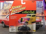 1/64 Johnny Lightning Hot Rods 1937 Ford Coupe Street Rat Flames Free Ship. Fixed Price $10.95.