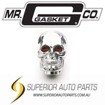 Mr. Gasket Shifter Knob - Chrome Skull With Red Eyes 9628. Fixed Price $49.58.