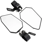Dirtbag MIRROR-017C78-F9D046 Billet Side View Mirrors W/light Pod Mount For. Fixed Price $222.28.