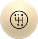 Cue Ball 4 Speed Shift Knob With Pattern (reverse Upper Left). Fixed Price $89.99.