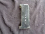 1965 Chevy Full-size B-body Powerglide Floor-shift Rh Console Insert Lens. Fixed Price $30.00.