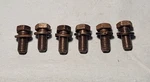 1955 Borg Warner T98-148 Speed Top Cover Bolts, (6) Ford Truck, Used. Fixed Price $16.00.