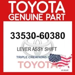 33530-60380 Genuine Toyota Lever Assy Shift 3353060380 Oem. Fixed Price $107.37.