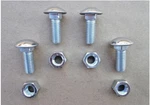 Very Nice Stainless Steel Bumper Bolts/nuts! Ford Mercury 1960'S &up Etc. Fixed Price $21.99.