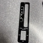 Gear Shifter Indicator Cover Jaguar XJ6 Series Iii CAC4770. Fixed Price $220.00.
