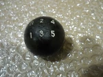 Ferrari 208,308,MONDIAL,TESTAROSSA-GEAR Lever Shift Knob (damage)- P/n 103301. Fixed Price $75.00.