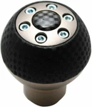Pilot Automotive PM-120E Motorsport Nickel With Black Leather Manual Shift Knob. Fixed Price $13.99.