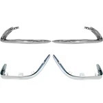 1963 64 65 66 67 Corvette Bumper Heavy Duty Chrome Metal Front+rear+rh+lh Pcs. Fixed Price $1700.95.