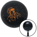 Orange Great Scott Black Metal Flake Knob W/ M16X1.5 Insert Shifter Auto. Fixed Price $89.95.