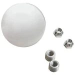 Lokar SK-6883 Knob Solid Plastic White Shifters. Fixed Price $56.95.