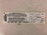 2004 Tj Wrangler 2.5L Emission Decal / Sticker For Jeep. Fixed Price $19.95.