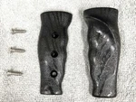 Black - Molded Wood Grain Pistol Grips & Screws Hurst Oem Mopar Shifter Handles. Fixed Price $49.95.