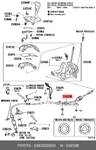 Genuine Oe Cable Assy, Transmission Control, 338200D500 For Toyota 33820-0D500. Fixed Price $191.19.
