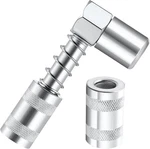 1 Pcs 90 Degree Grease Coupler Gun Adapter, Fittings. Fixed Price $14.93.