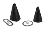 Lokar Polished Stainless Steel Round Shifter & Trans Mount Handbrake Boot Kit. Fixed Price $97.90.