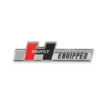Hurst 1361000; Equipped Emblem, Adhesive, Chrome Plastic. Fixed Price $40.14.