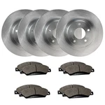 Front & Rear Brake Rotors + Ceramic Pads For 2016-2018 2019 2020 Cadillac CT6. Fixed Price $236.05.